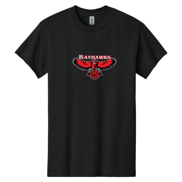Bayhawk Basketball Heavy Cotton 100% Cotton T Shirt Thumbnail