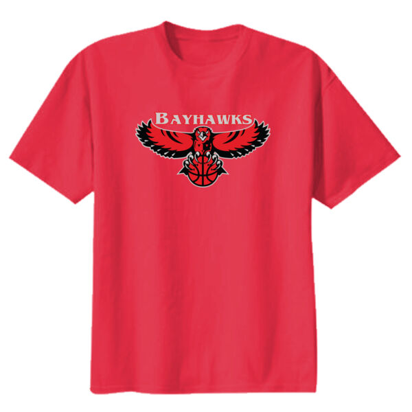 Bayhawk Basketball Youth Heavy Cotton 100% Cotton T Shirt - 5000B Thumbnail